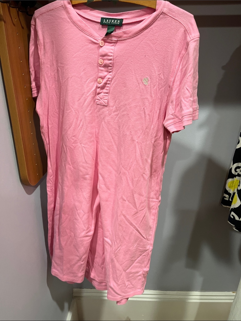 Lauren Ralph Lauren Pink Short-sleeve nightgown